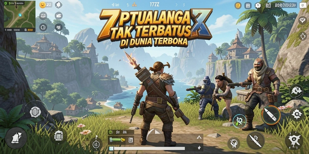 Tampilan gameplay 777ZX yang menakjubkan di dunia terbuka.