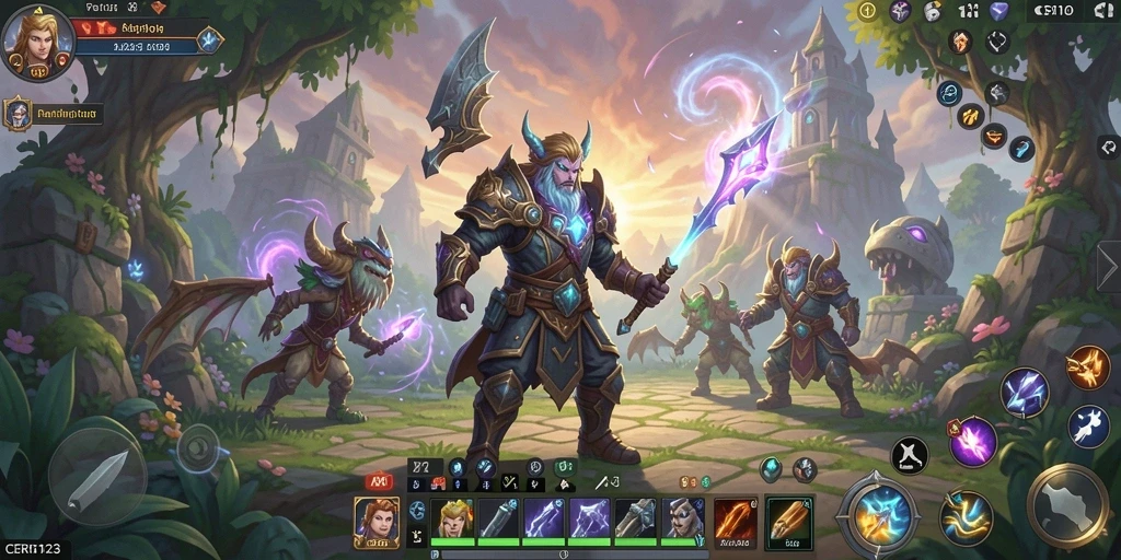 Gameplay CERI123 yang mendebarkan di dunia fantasi penuh petualangan.