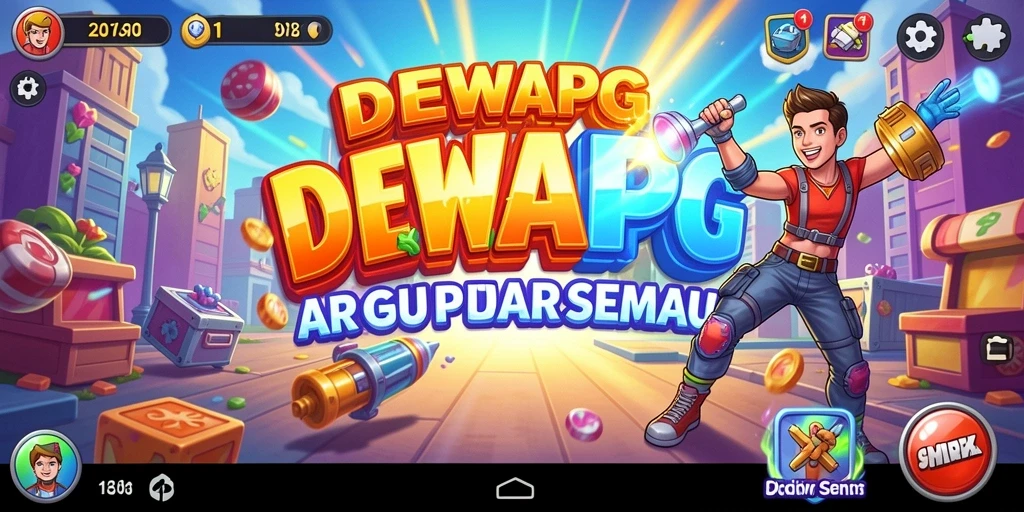 Tampilan menakjubkan dari gameplay DEWAPG yang seru dan penuh aksi.