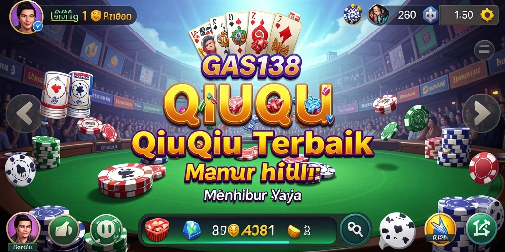 Gameplay QiuQiu seru dan interaktif di GAS138.