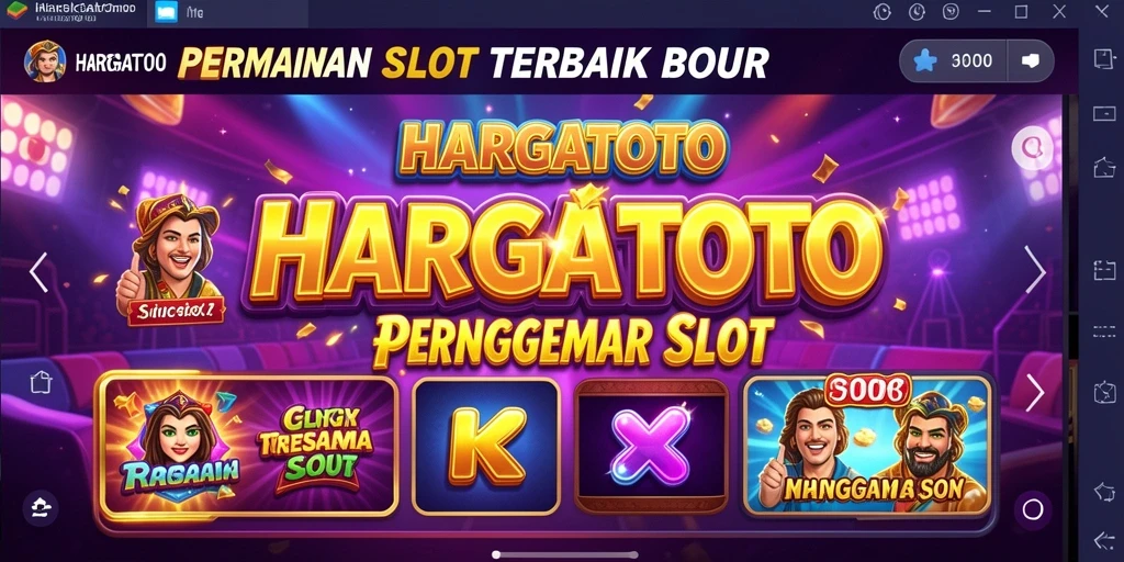 Tampilan menarik dari gameplay HARGATOTO yang mendebarkan.