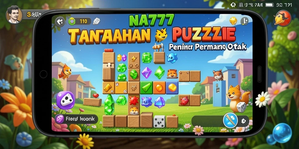 Tampilan gameplay NA777 yang menantang dan penuh warna.