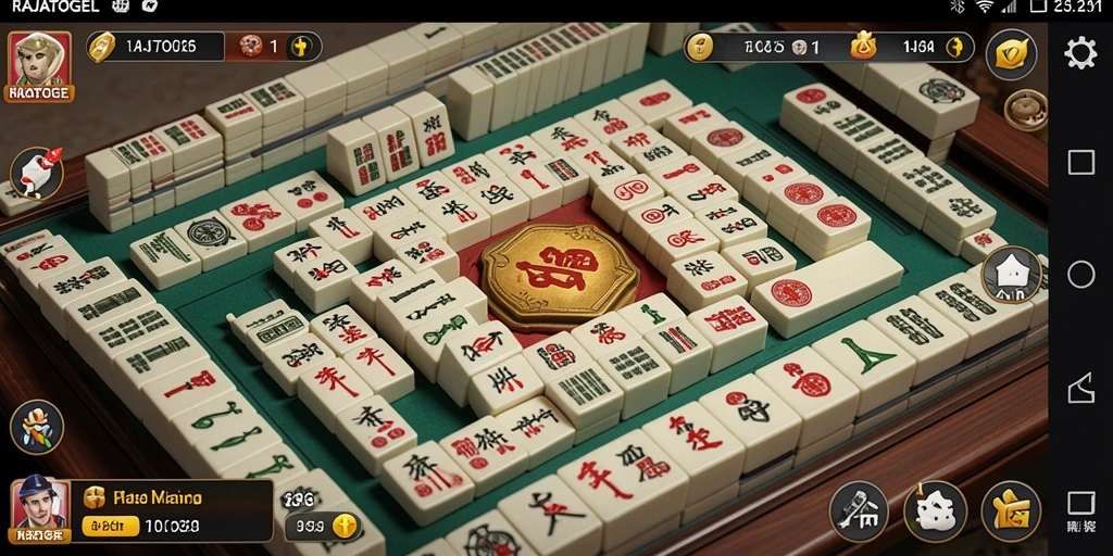 Tangkapan layar permainan Mahjong dengan tampilan menarik dan grafis yang menawan.