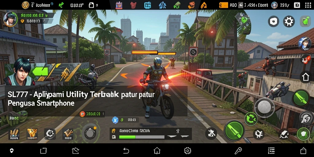 Tampilan utama SL777 menampilkan antarmuka yang sederhana dan fungsional.