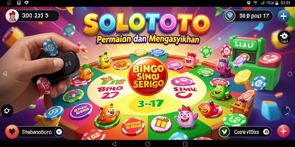 Tampilan gameplay seru di SOLOTOTO dengan suasana bingo yang mengasyikkan.