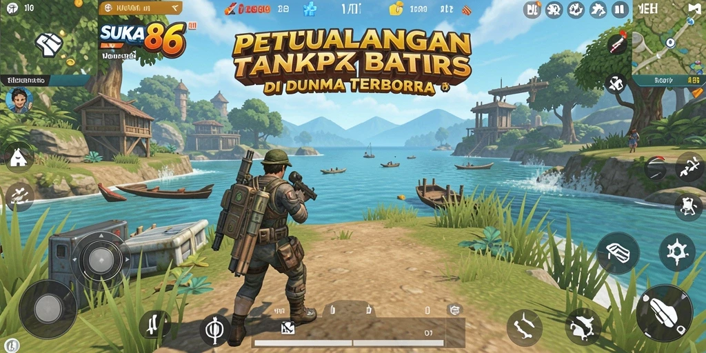 Tampilan menarik gameplay Open World di SUKA86 yang memukau.